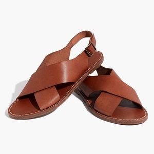 Madewell Boardwalk Crossover Sandals